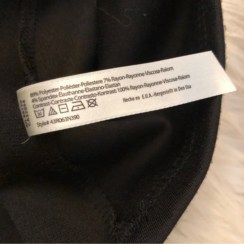 Free People Beach Black Cage Neck Cut Out Skater Womens Dress, size S